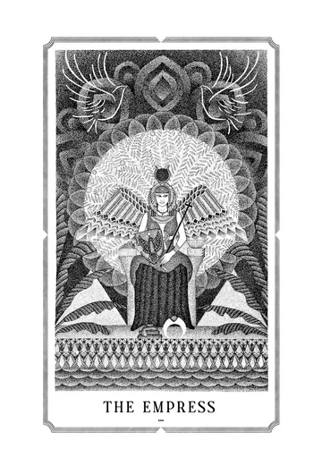 The Empress, original drawing by Mike Pinette.